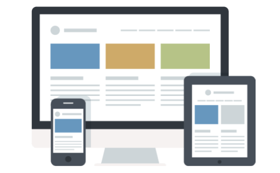 device responsive website design